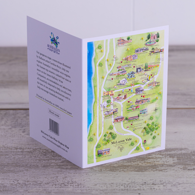 McLaren Vale Wine Region Map Gifts Box Hamper