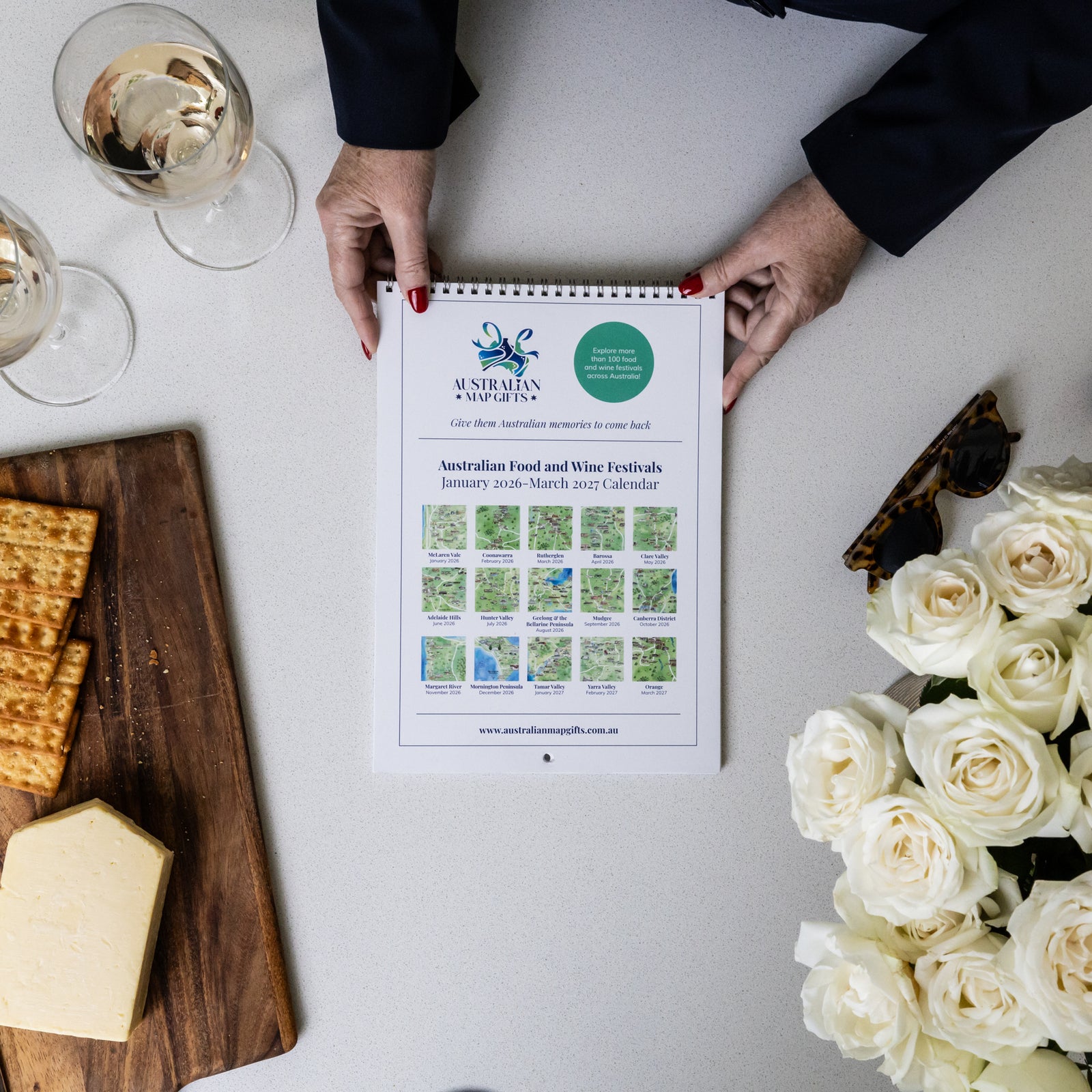 A4 Australian Food & Wine Festivals Calendar January 2026-March 2027