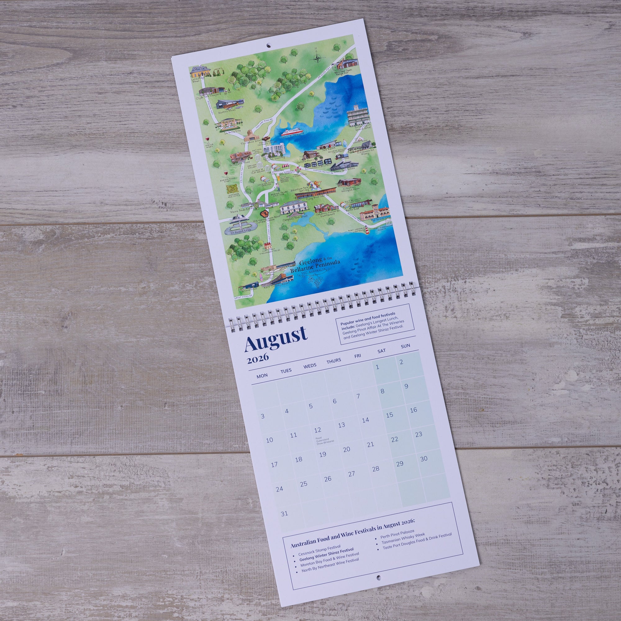 Australian Food & Wine Festivals Calendar January 2026-March 2027 showcasing Geelong & the Bellarine Peninsula