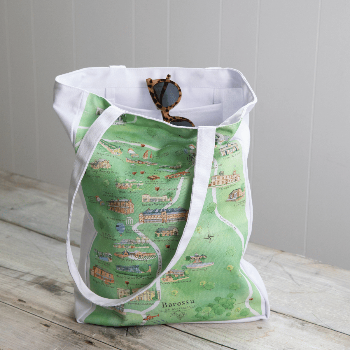 Barossa 2.0 Tote Bag Wine Region Map