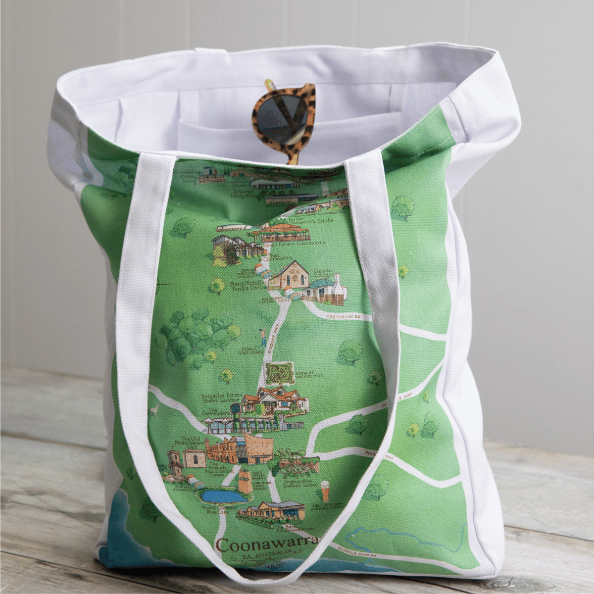 Coonawarra Tote Bag Wine Region Map