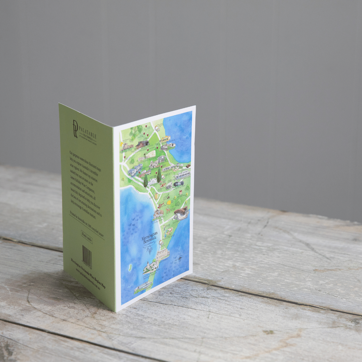 The perfect blank inside greeting card for friends or family who live in or love the Mornington Peninsula