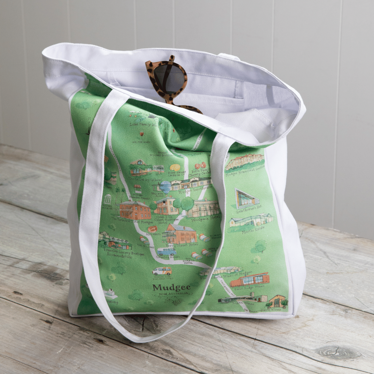 Mudgee 3.0 Tote Bag Wine Region Map