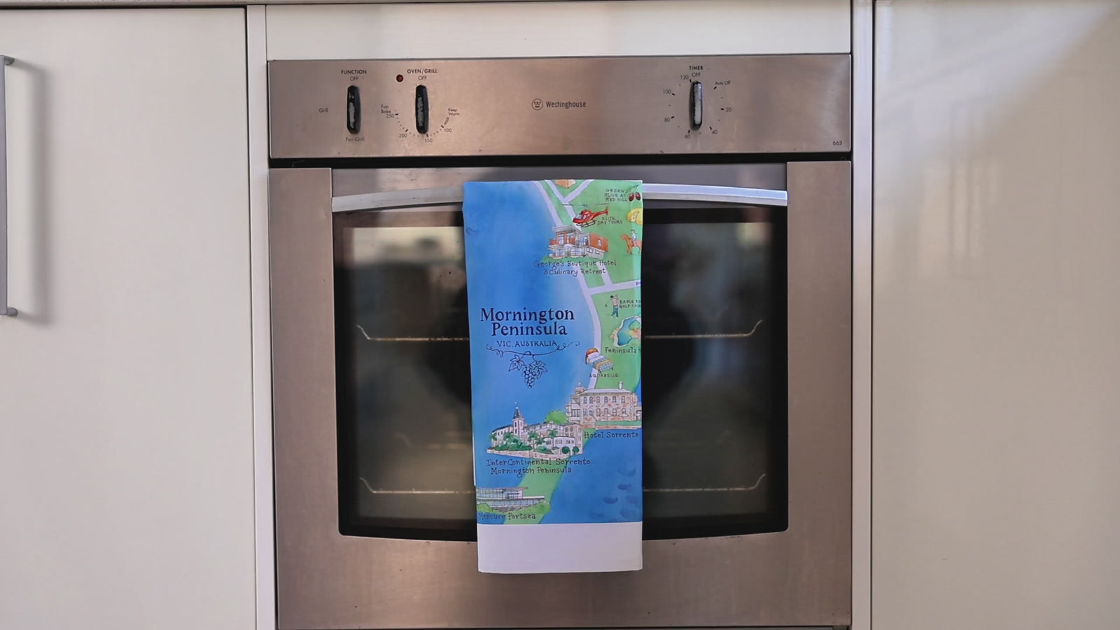 Tea Towel Mornington Peninsula 2.0 Wine Region Map Set of 30 Archive Pack